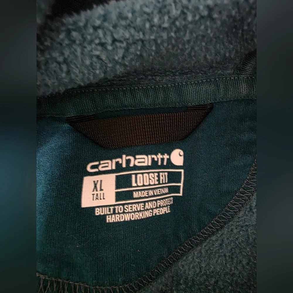 Carhartt Men's Green Hoodie XL Tall - Picture 4 of 5